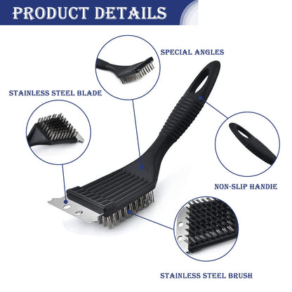- Wjyzzzh BBQ Cleaner, BBQ Cleaning Brush, Grill brush