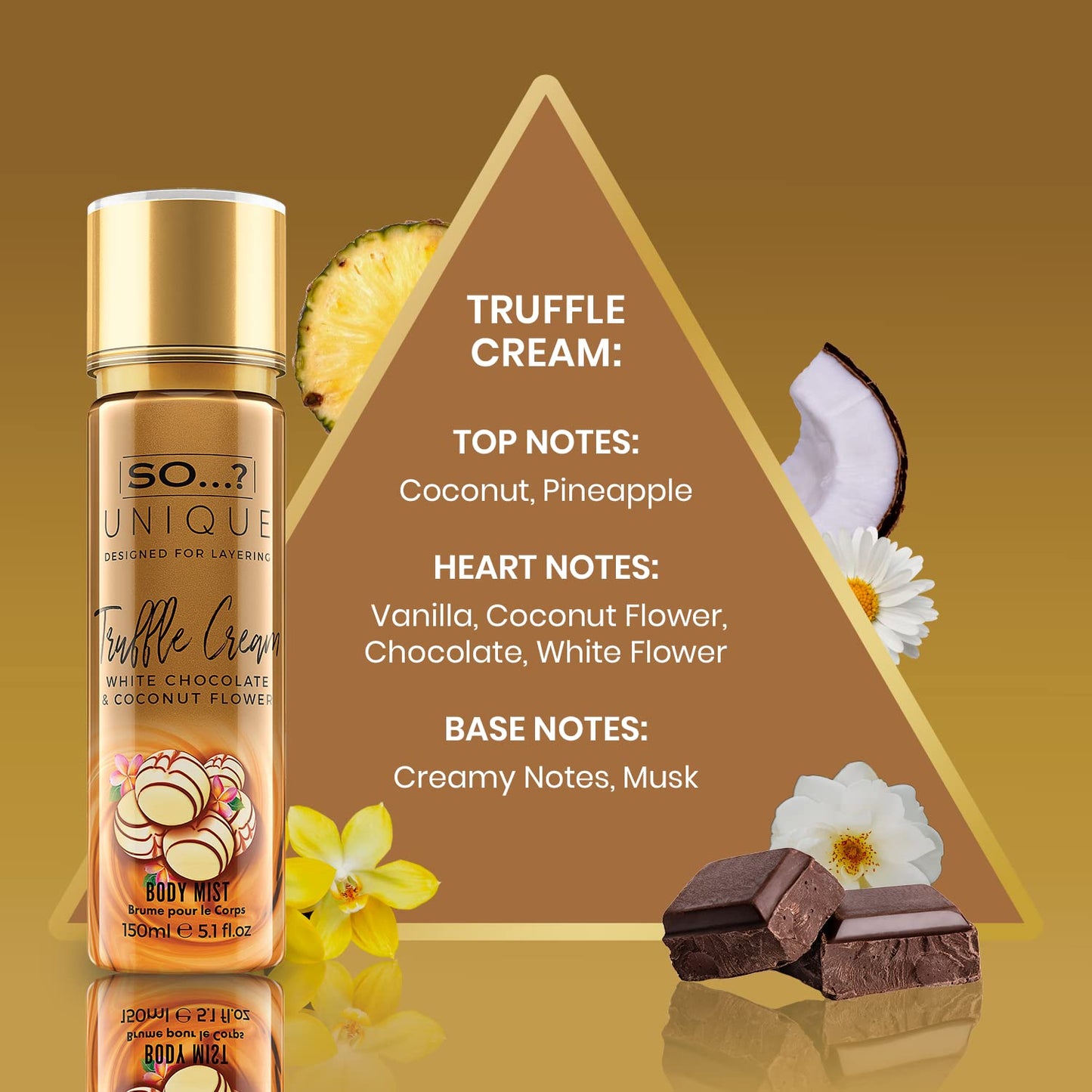 - So...? Unique Womens Candy Kiss Bundle Truffle Cream | Sweet Pea | Vanilla Candy Body Mist Spray | 150ml | Pack of 3 -