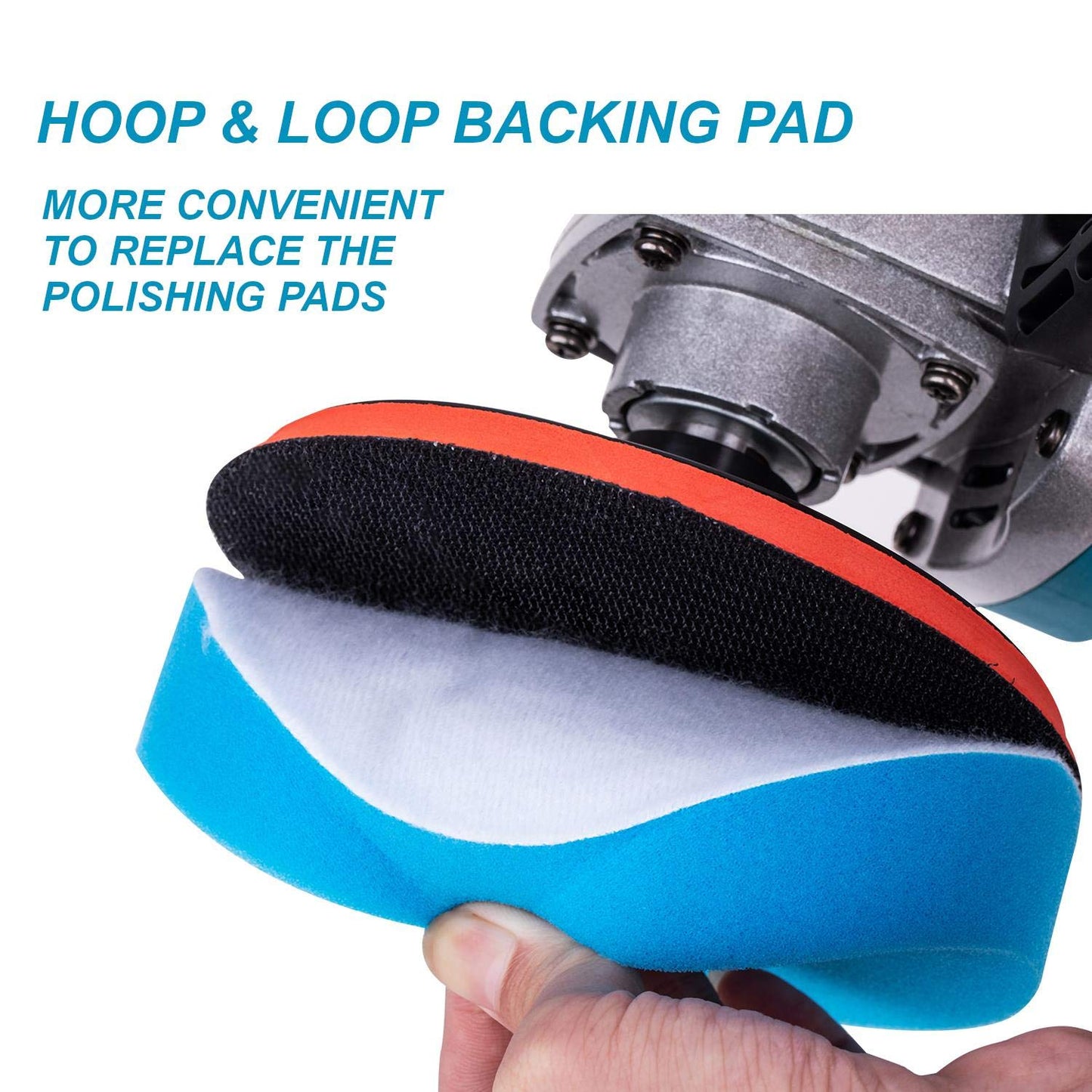 - KATSU Car Polisher | 1200W 150mm 180mm | 20PCs Polishing Sponge Set -