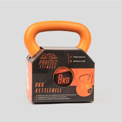 - Phoenix Fitness Unisex RY932 Vinyl Kettlebell | Heavy Weight Kettle Bell for Strength -