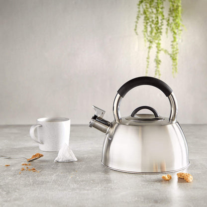 - VonShef Stove Top Kettle, Stainless Steel Whistling Kettle