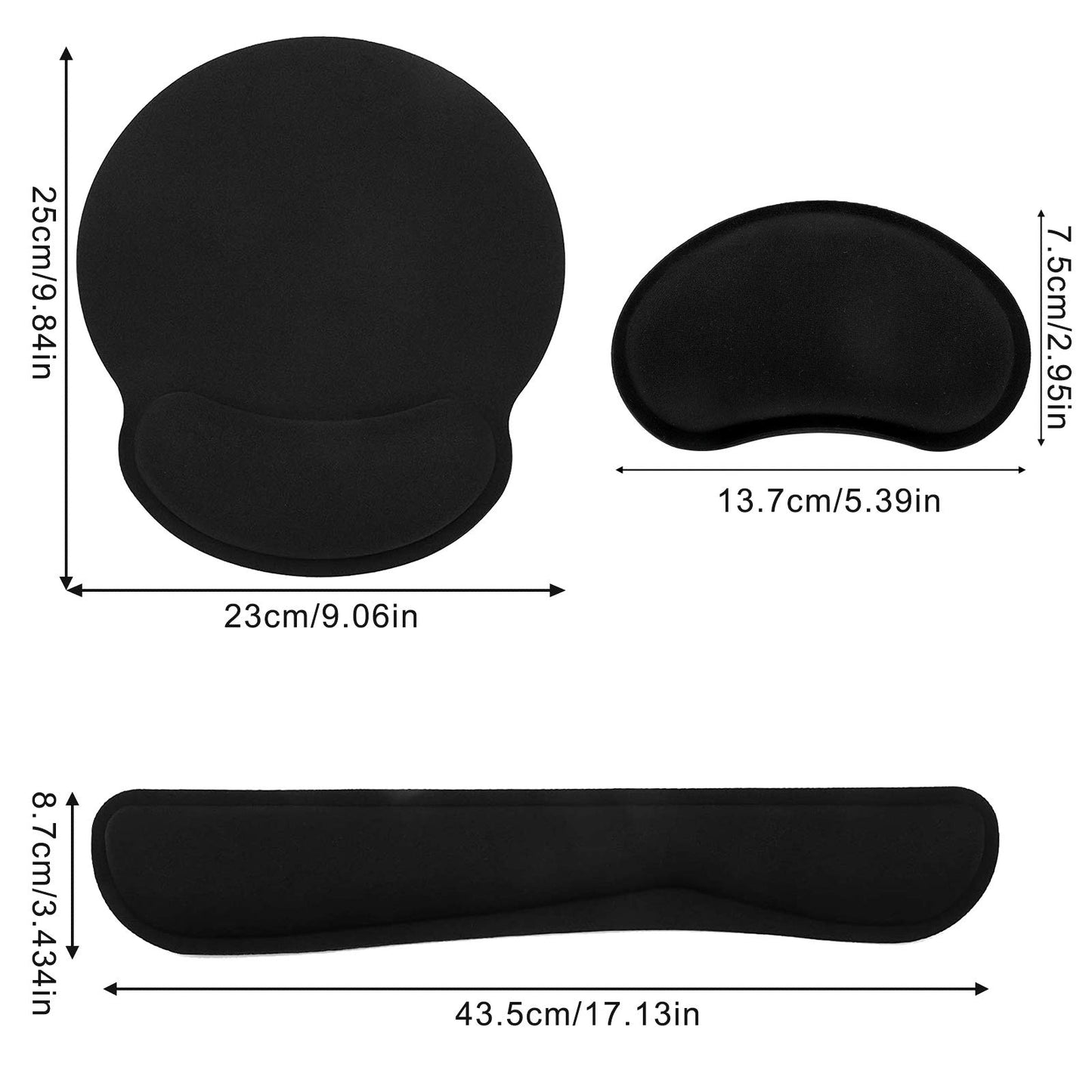 - Keyboard Wrist Rest Pad | WOVTE 3Pcs Wrist Rest Support Set with Mouse Pad -