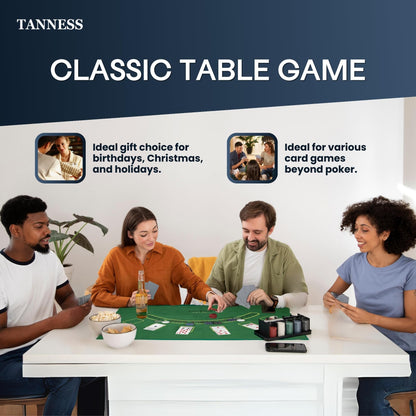 - Tanness 200 Pcs Poker Set | Casino Texas Holdem Poker Set | Black Jacks Game -