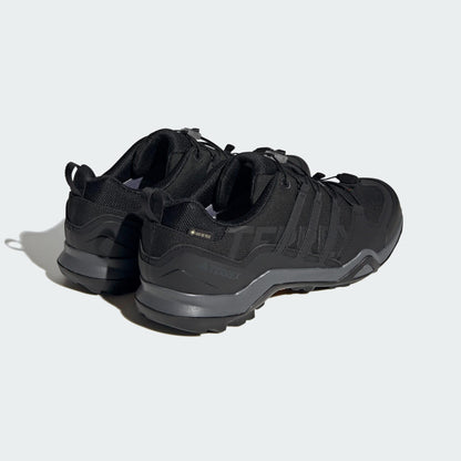 adidas Men's Terrex Swift R2 Gore-TEX Hiking Shoes Sneaker, Core Black/Core Black/Grey Five, 9 UK