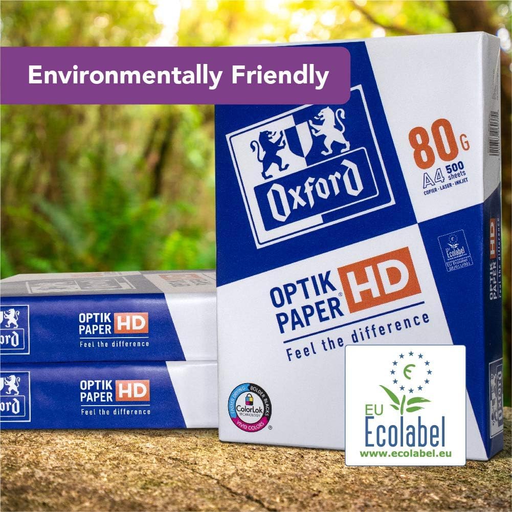- OXFORD A4 Printer Paper | Premium Optik Paper |  1 Ream / 500 sheets -