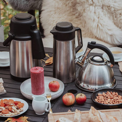 - Pykal Thermal Coffee Jug | 68 Oz | Vacuum Insulated Hot Drink Carafe 8HR 65C -