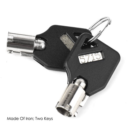 - I3C Anti-Theft Laptop Lock Cable | Anchor Plate & 2 Keys | Security Lock -
