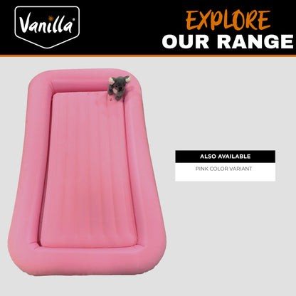 - Vanilla Leisure Kids Airbed - Portable & Inflatable Kids Travel Bed - Children's Camping Air Beds -