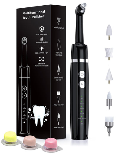 - Tooth Polisher | Trueocity Teeth whitening kit | 5 Modes for Plaque Stain Removal -