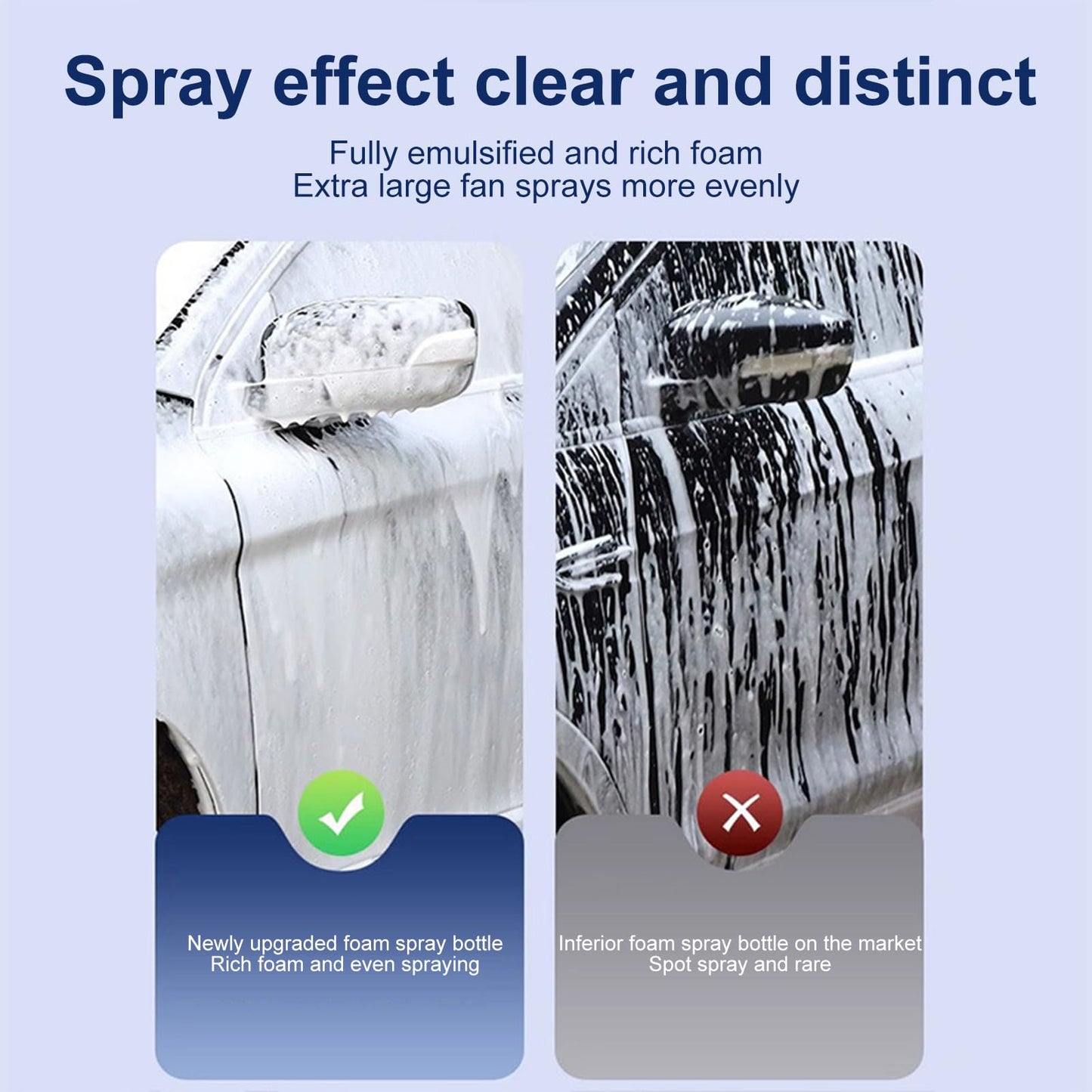 - Electric Car Foam Sprayer | Electric Detailing Sprayer | Car Wash Foamer High Pressure 1.5L Foam Washer -