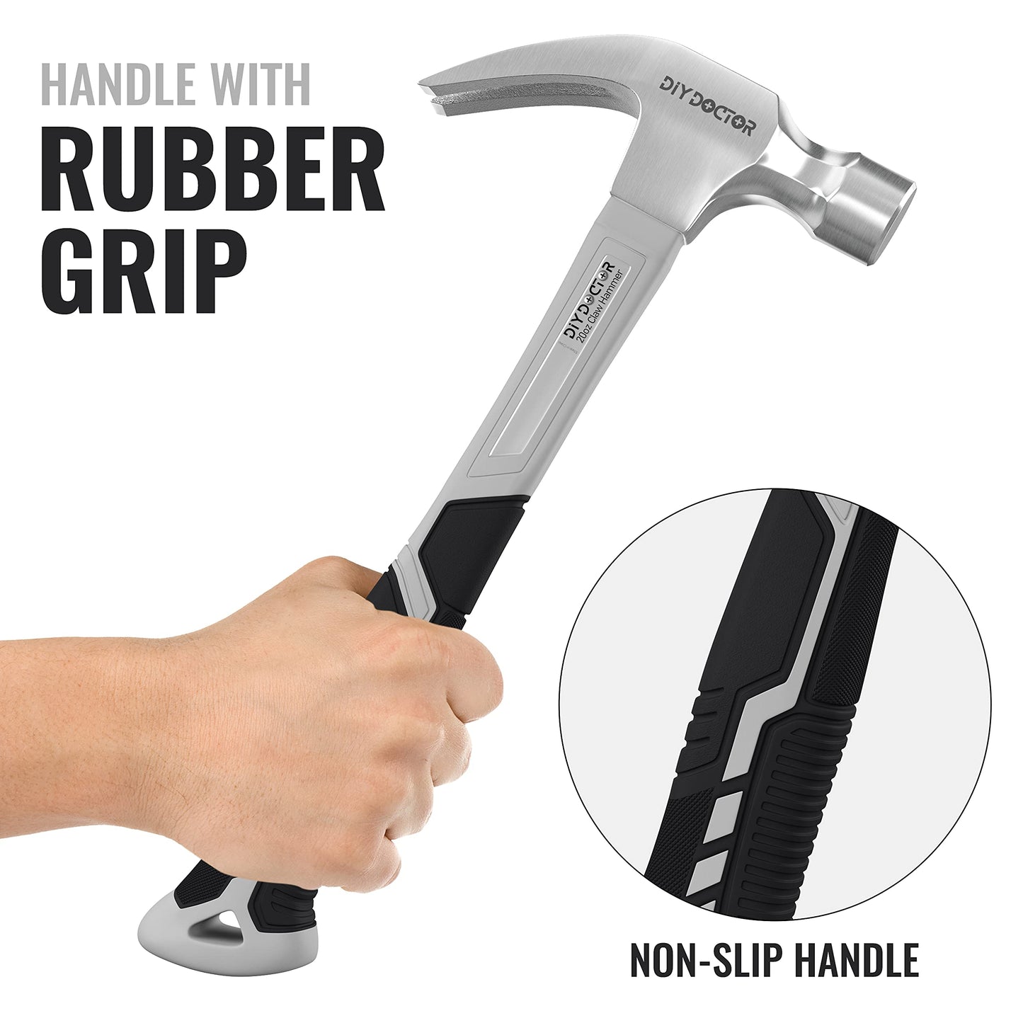 - DIY Doctor Claw Hammer | 20oz - 567grams | Straight Claw Hammer -