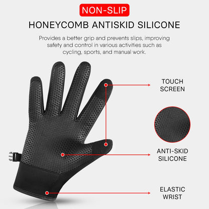 - WESTWOOD FOX WFX Cycling Gloves Touchscreen Thermal Running Gloves