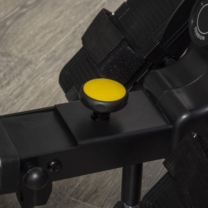 - HOMCOM Indoor Body Health & Fitness Adjustable Magnetic Rowing Machine Rower | LCD Digital Monitor | Wheels -