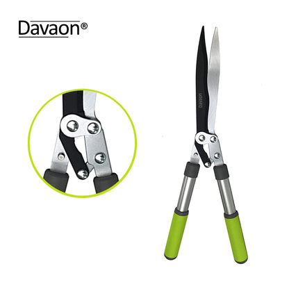 Classic Hedge Shears for Gardening - Classic Garden Shears with Handles, Anti-Slip Grip and Premium Rust-Resistant Steel, Best Gardening Tool for Hedges, Shrubs and Bushes, Davaon Pro