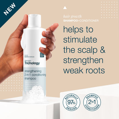 - Stemgro Trichology | Mens Hair Loss Shampoo and Conditioner | 2-in-1 | 300ml | Hair Growth Treatment for Men -