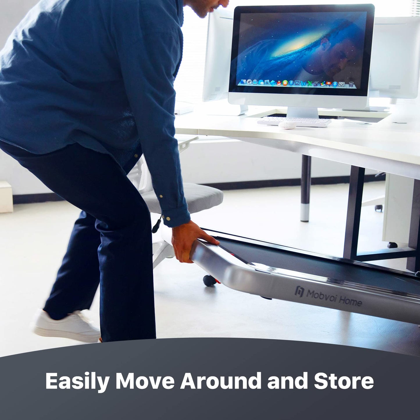- Mobvoi Home Treadmill Pro | Foldable Treadmill for Home | Compatible with Smartwatches -