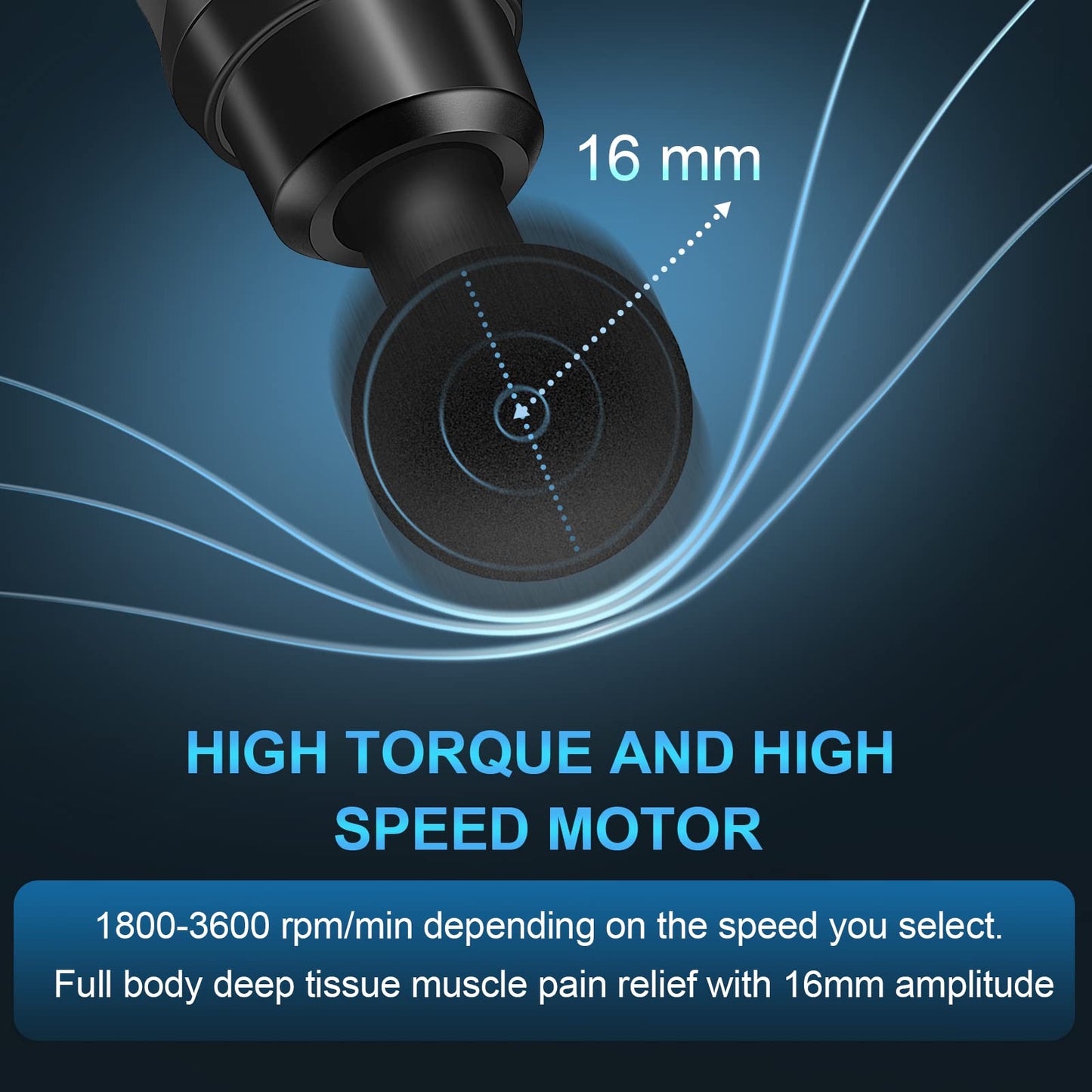 - Massage Gun Deep Tissue | Muscle Percussion Massager | 30 Speeds -