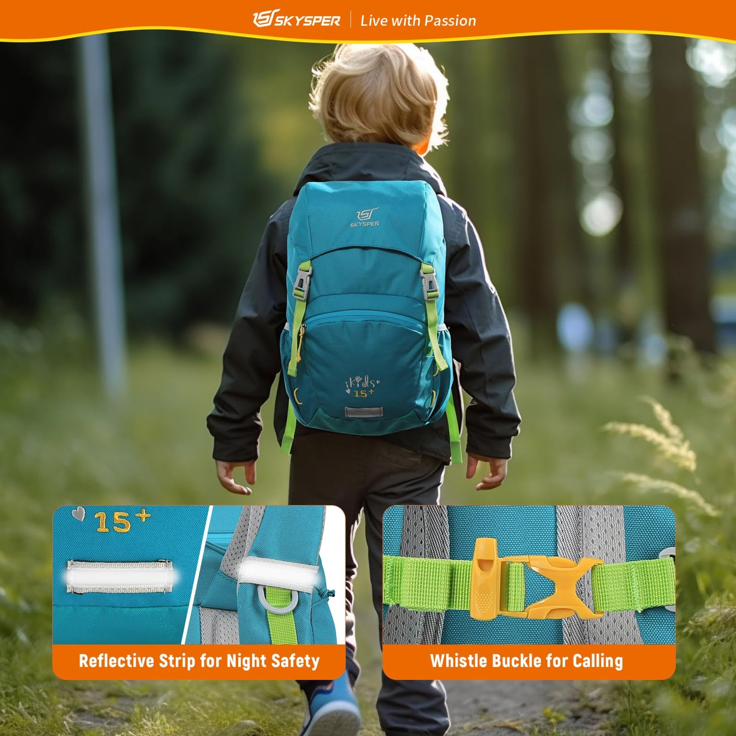 - SKYSPER Kids Backpack for Boys Girls |  Primary School Bag -