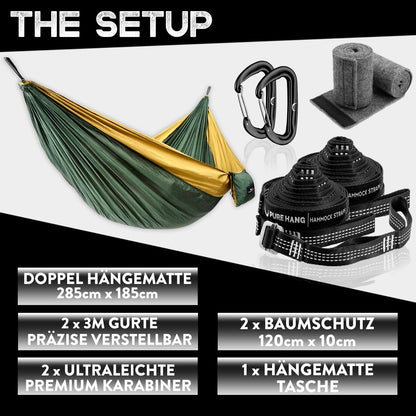 - PURE HANG Premium XXL Hammock | Double -