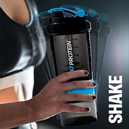 - EatProtein 500ml Protein Shaker Bottle | 2 Detachable Powder Containers -