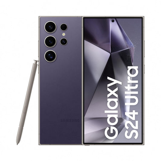 - Samsung Galaxy S24 Ultra | AI Android Smartphone | 12GB RAM | 512GB Storage | 200MP Camera | Titanium Violet -