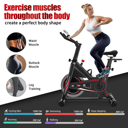 - DMASUN Indoor Exercise Bikes | Plus Magnetic Resistance Stationary Bike | Spinning Bike For Home Training Cardio Workout -