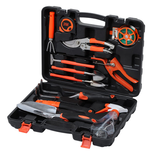 - ZYMY Gardening Tools Set, 12 Pcs Garden Hand Tools Kit