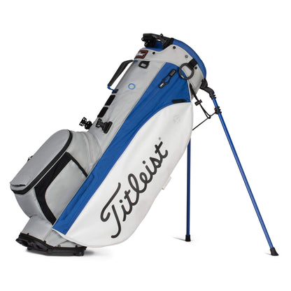 - Titleist | Players 4 Plus Golf Bag  | Gray/White/Royal -