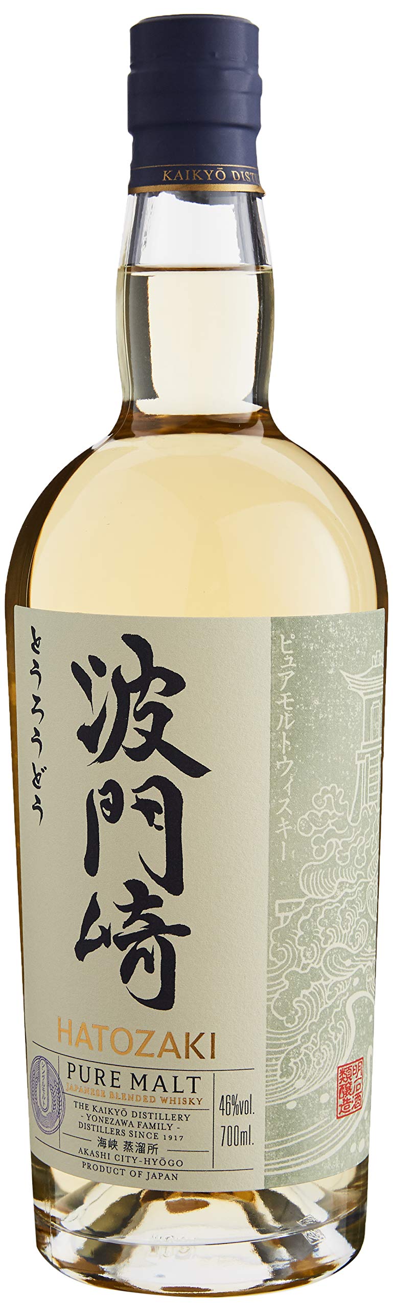 - Hatozaki Japanese Pure Malt Japanese Whisky | 70 cl -