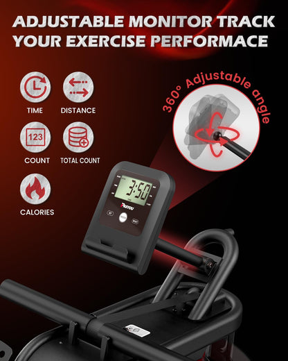 - PASYOU Water Rowing Machine | Foldable Rowing Machine for Home Gym -