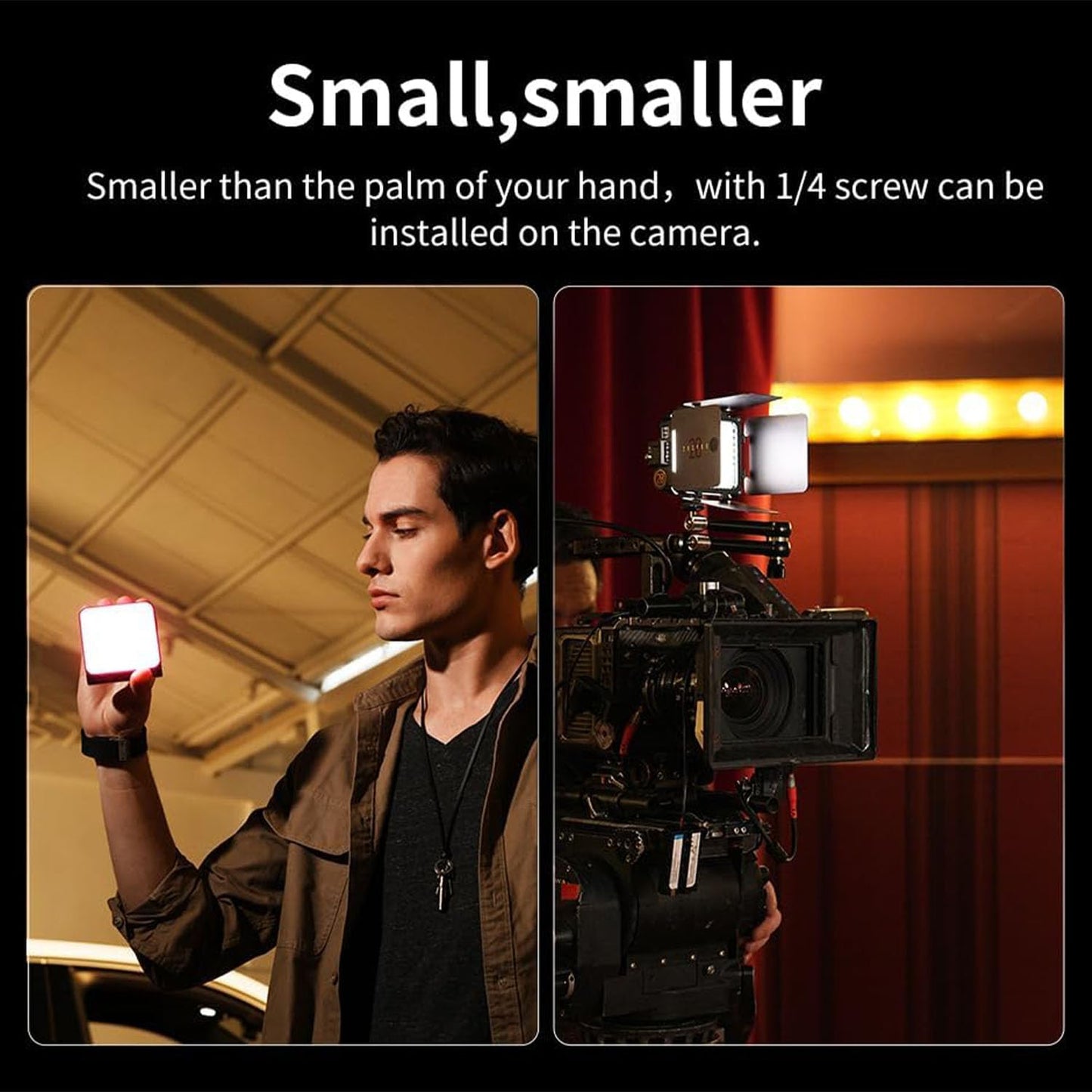 - ZHIYUN FIVERAY M20C [Official] 20W RGB Video Light, 4500mAh Rechargeable Camera Light