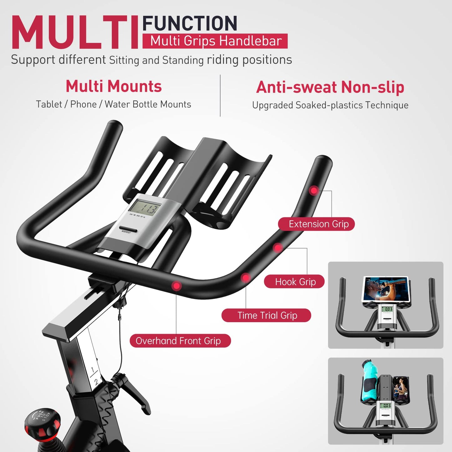 - JOROTO X2 Exercise Bike For Home Use | 136kg Weight Capacity & Magnetic Resistance -