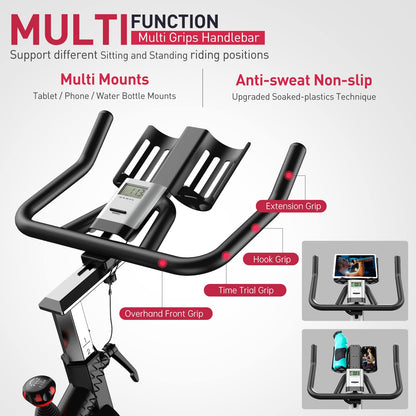 - JOROTO X2 Exercise Bike For Home Use | 136kg Weight Capacity & Magnetic Resistance -
