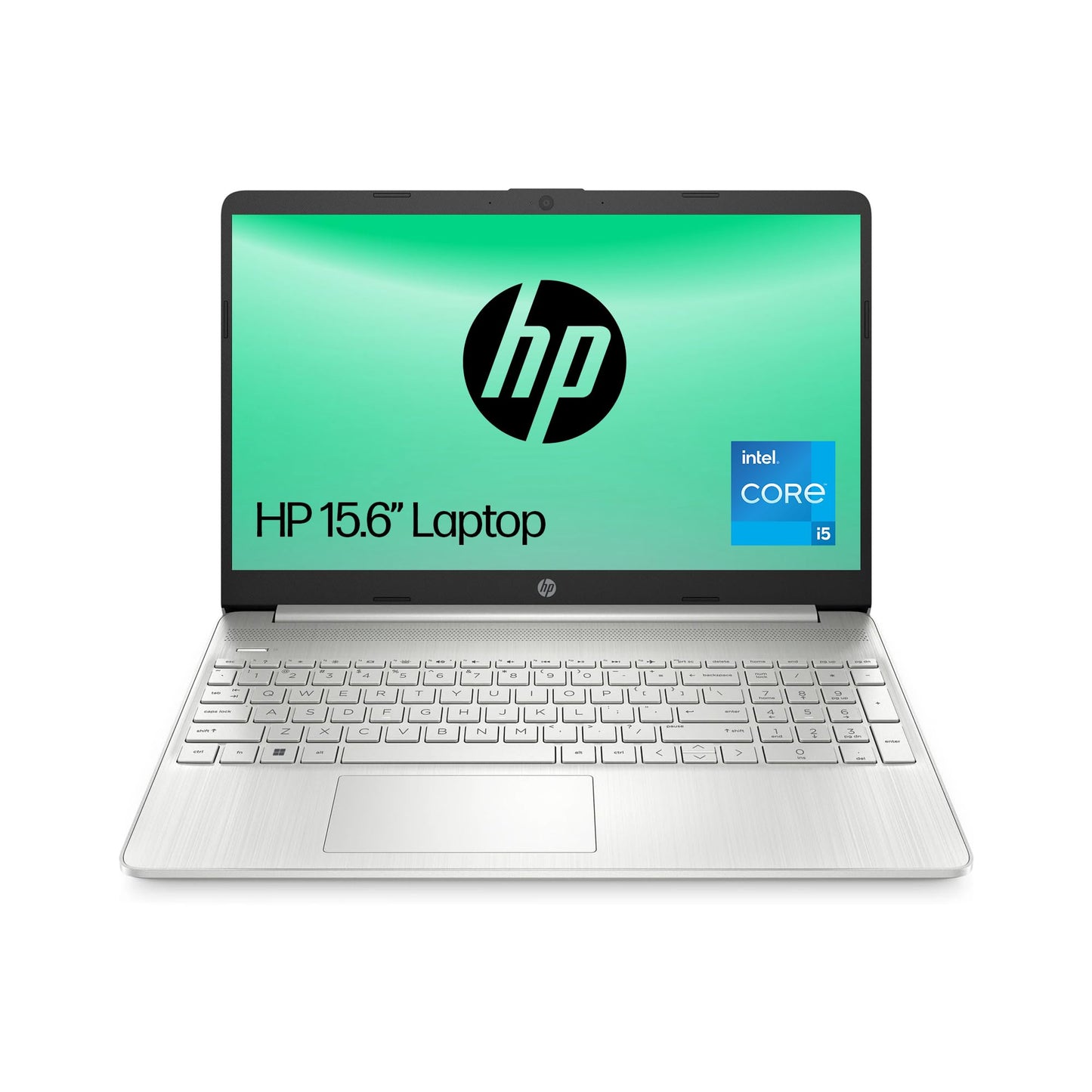 - HP 15.6" Laptop | Intel Core i5-1235U Processor | 8 GB RAM | 256 GB SSD | Intel Iris Xe Graphics | FHD Display | Up to 7hrs battery | Win 11 | Dual Speakers -