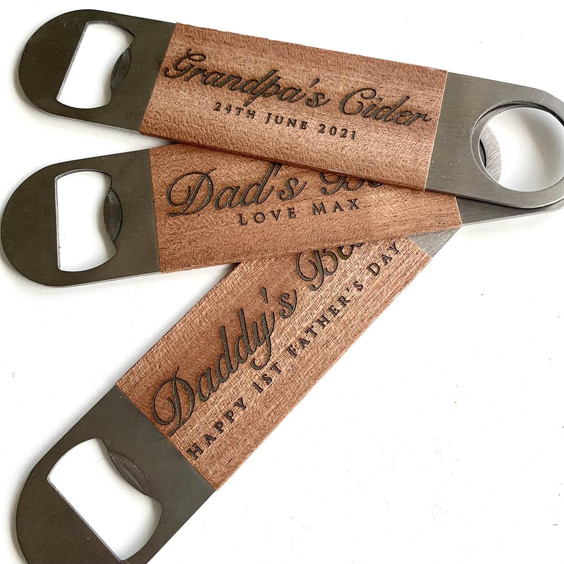 -  Personalised Engraved Stainless Steel Bottle Opener -