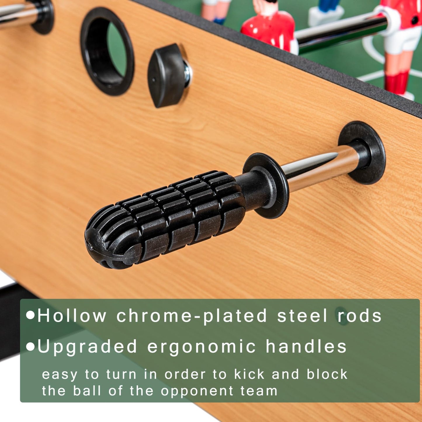 - HLC 4FT Folding Football Table | Foosball Soccer Indoor Game Table -