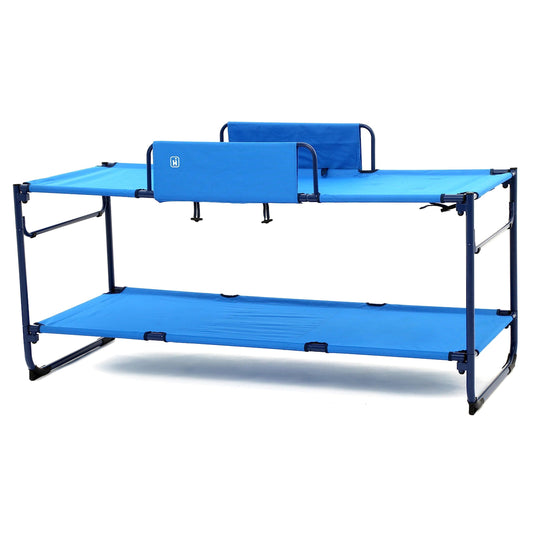 - Hi-Gear Duo Bunk Beds | 2 People | Portable | Folding | Collapsible | Steel Frame -