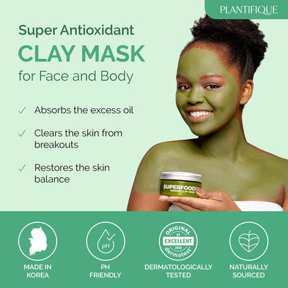- Plantifique Face Masks Skincare Korean Skincare | Organic Clay Mask -