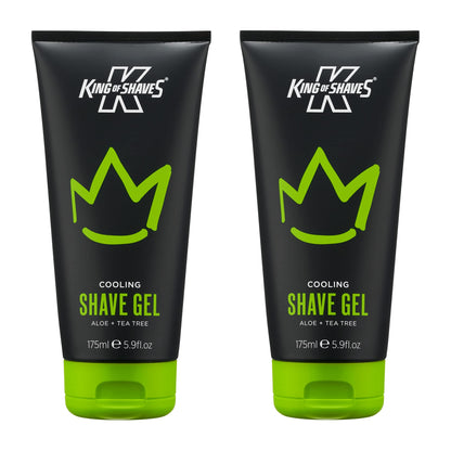 - King of Shaves Cooling Low Foam Shaving Gel | Aloe Vera Formula for A Refreshing and Precise Shave -