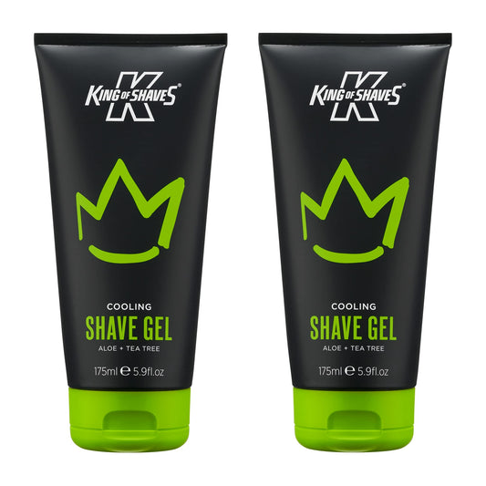 - King of Shaves Cooling Low Foam Shaving Gel | Aloe Vera Formula for A Refreshing and Precise Shave -