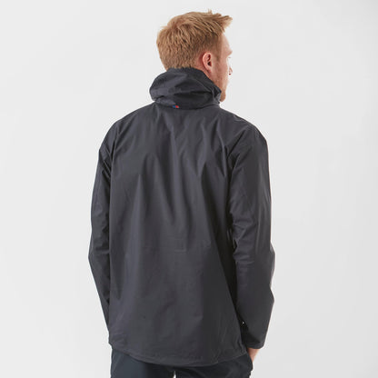 Berghaus Men's Stormcloud Waterproof Jacket with AQ2 Fabric and Fully Adjustable Hood, Packable Rain Jacket, Men's Hiking & Outdoor Recreation Clothing, Black, L