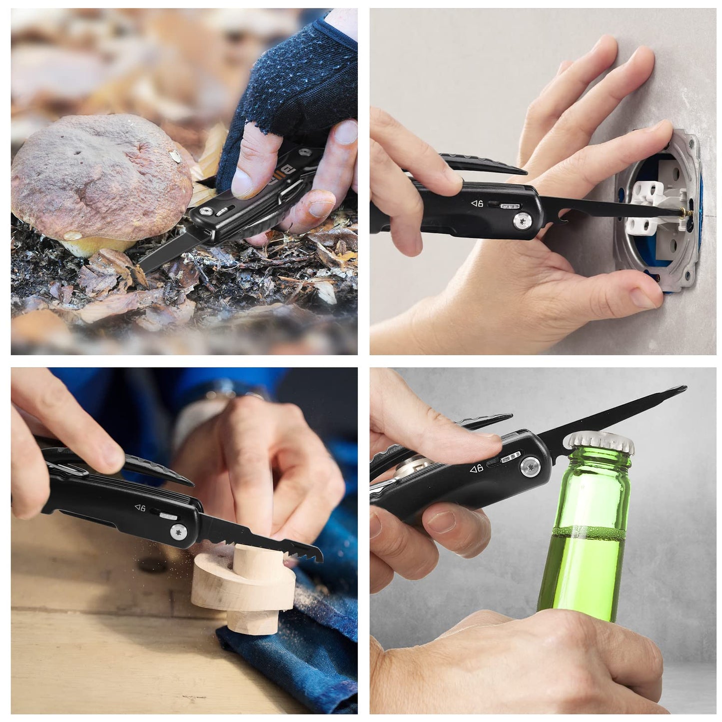 BIIB Gifts for Men, Multi Tool Mens Gifts for Dad Birthday Gifts for Men Who Have Everything, Gadgets for Men Camping Accessories, Christmas Gifts for Him Stocking Fillers for Men, Father s Day Gifts