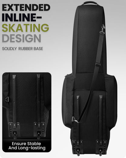 - OutdoorMaster Padded Golf Travel Bag | Reinforced Wheels | 900D Heavy Duty -