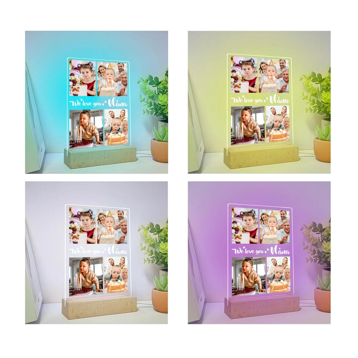 - Personalised Custom Picture Frames with Photo Text -