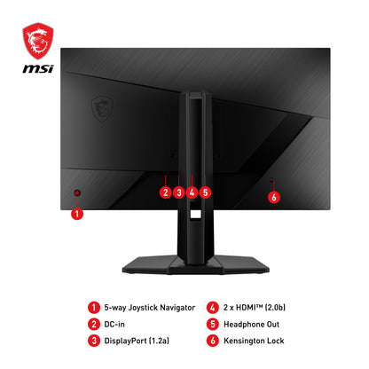 - MSI G272QPF 27 Inch WQHD Gaming Monitor | 2560 x 1440 Rapid IPS Panel | 170 Hz / 1ms GtG, 120.22% sRGB Colour Gamut -