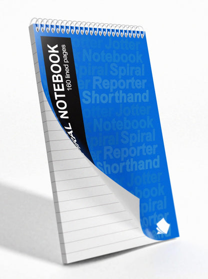 - Spiral Office Reporters Notebook | 160 pages 80 sheets 127x203mm [Pack 10] -