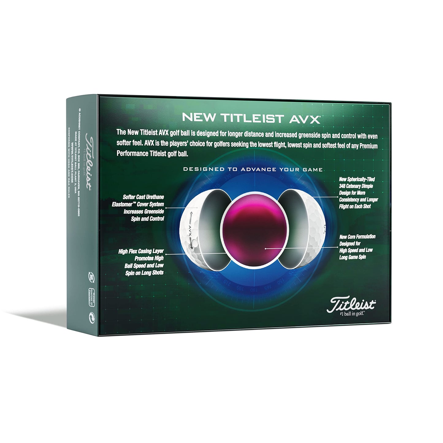 - Titleist | AVX Golf Balls | White -