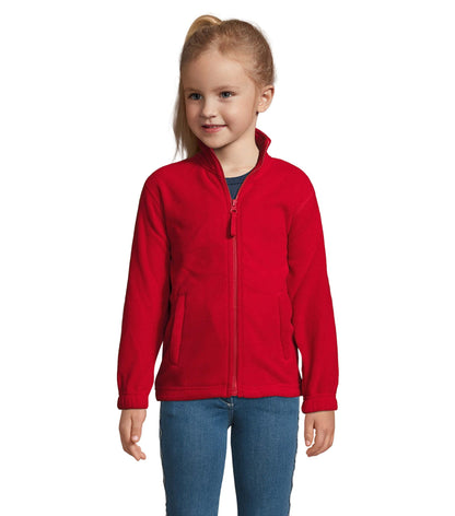 COOZO Unisex Kids North Fleece Jacket - Green - 7-8 Years