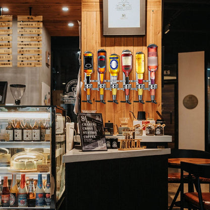 - Trintion 6 Bottle Optics For Home Bar | Wall Mounted | 6 x 30ml |  For Home Pub -