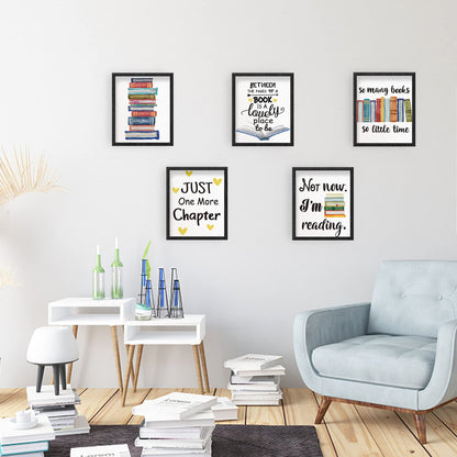 - INFUNLY Reading Wall Art Prints | 6pcs/set -